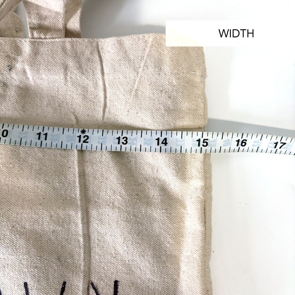 CHRISTY DAWN NWOT Honoring Mother Earth Eco Friendly Canvas Tote Set for 2 - Picture 8 of 9